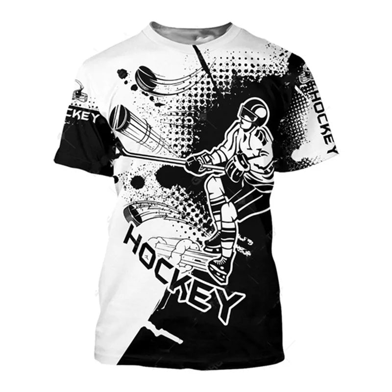 Canada Hockey Shirt For Ice Hockey Lover Black T-Shirt All Over Print