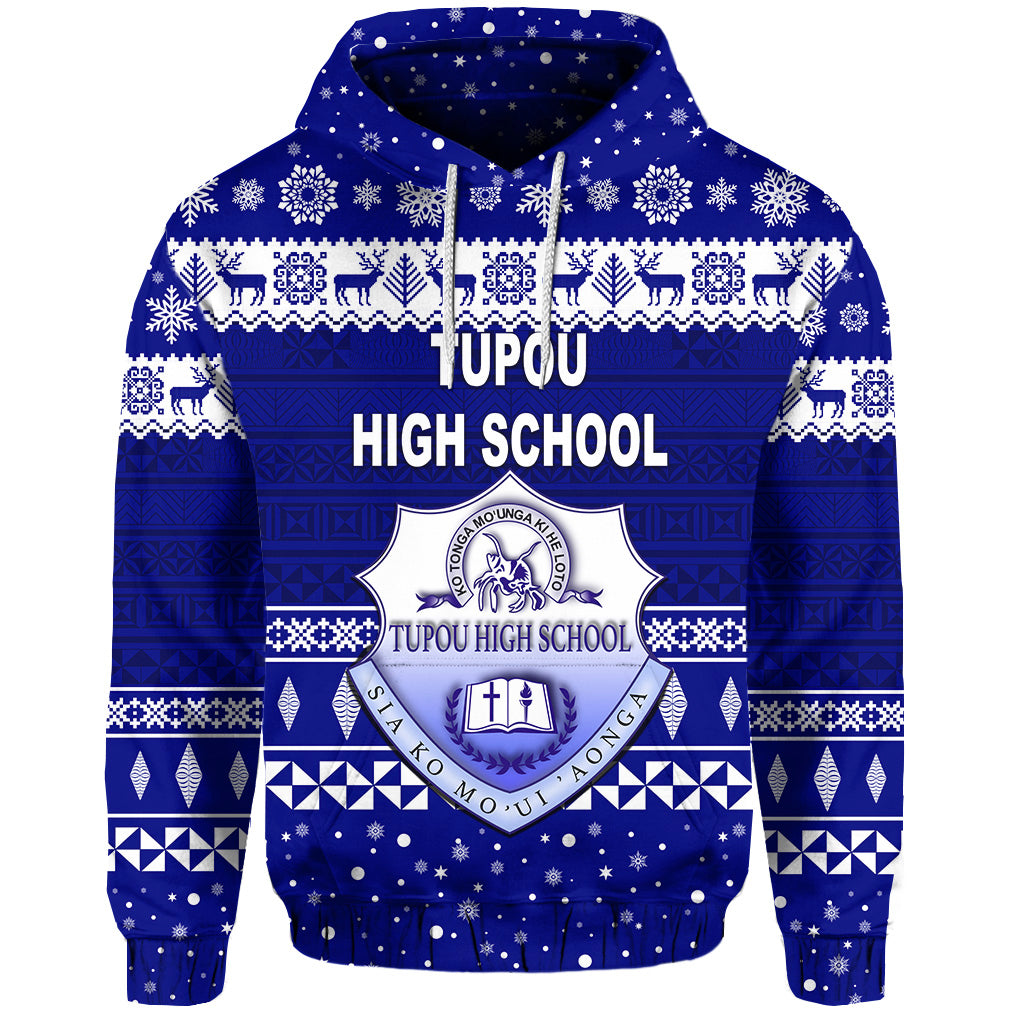 Tupou High School Christmas Hoodie Simple Style
