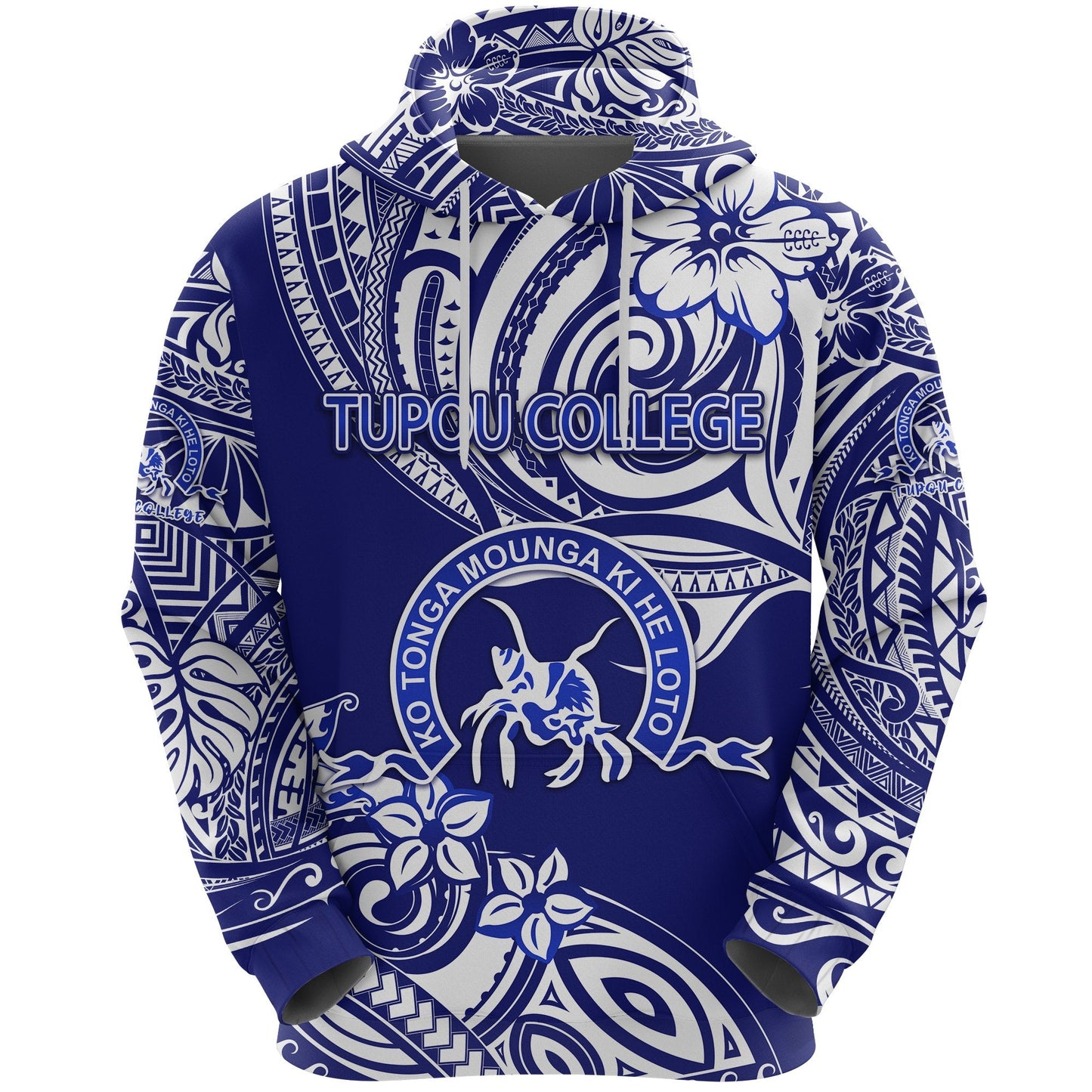Kolisi Ko Tupou College Tonga Hoodie Unique Vibes Blue