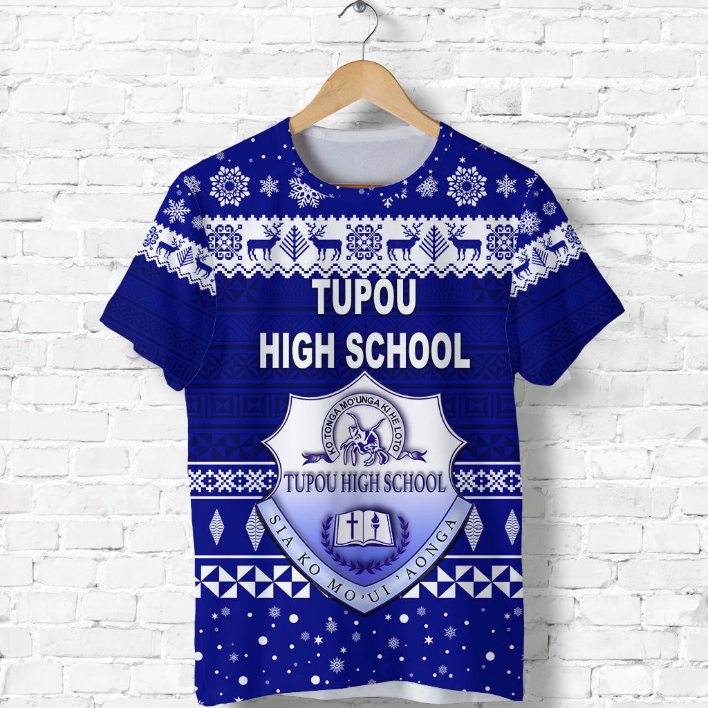 Tupou High School Christmas T Shirt Simple Style