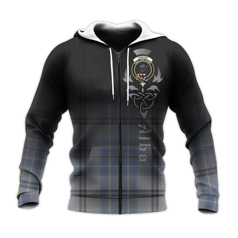 Printivon Tweedie Tartan Crest Alba Celtic Hoodie