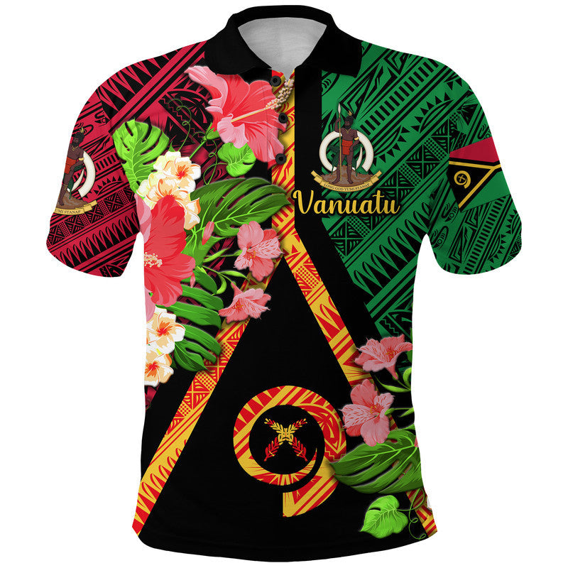 Vanuatu Polo Shirt Independence Be Proud Vanuatu Flag