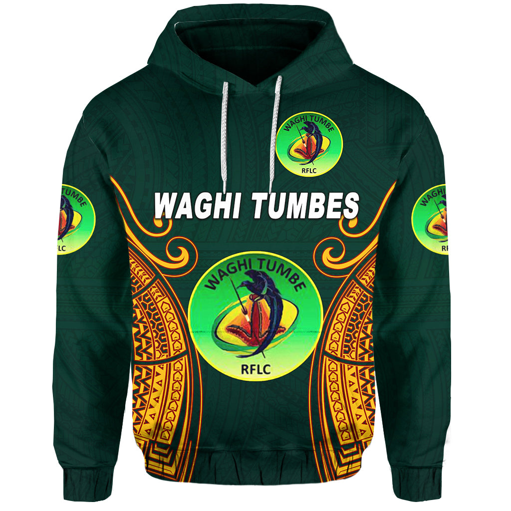 Papua New Guinea Waghi Tumbes Hoodie Rugby Green