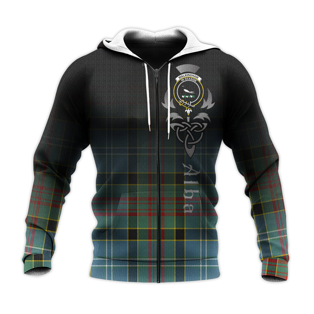 Printivon Walkinshaw Tartan Crest Alba Celtic Hoodie