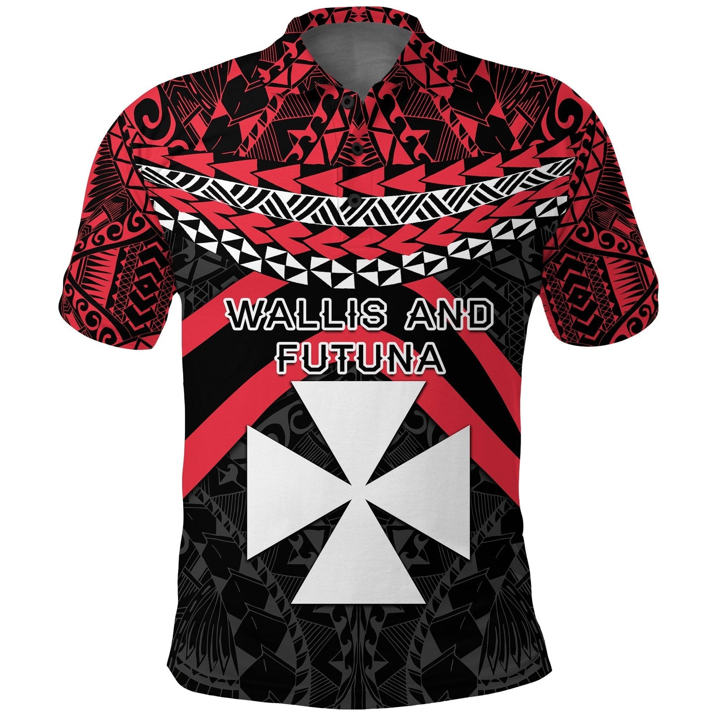 Wallis And Futuna Polynesian Polo Shirt - Vibes Version