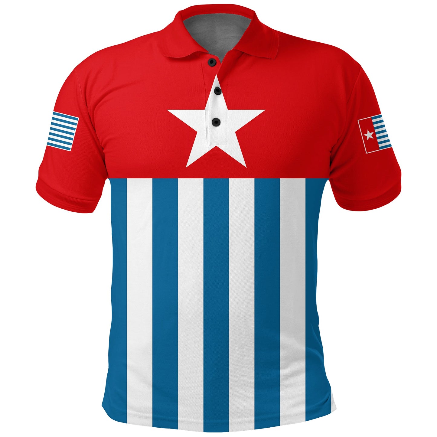 West Papua Polo Shirt - Morning Star Flag