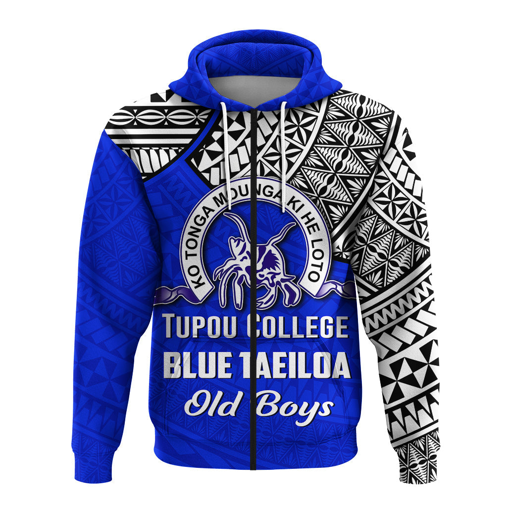 Tupou College BLUE TAEILOA Old Boys Zip Hoodie
