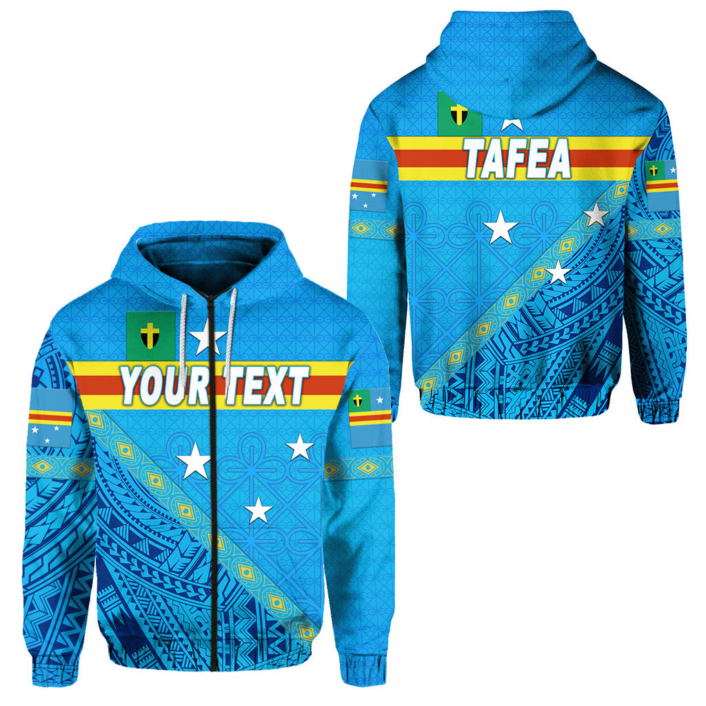 ( Personalised) Tafea Province Zip Hoodie Vanuatu Pattern Unique Style