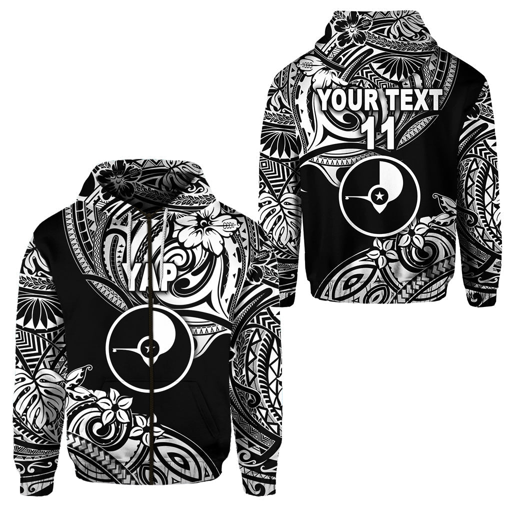 ( Personalised) FSM Yap Zip Hoodie Unique Vibes Black