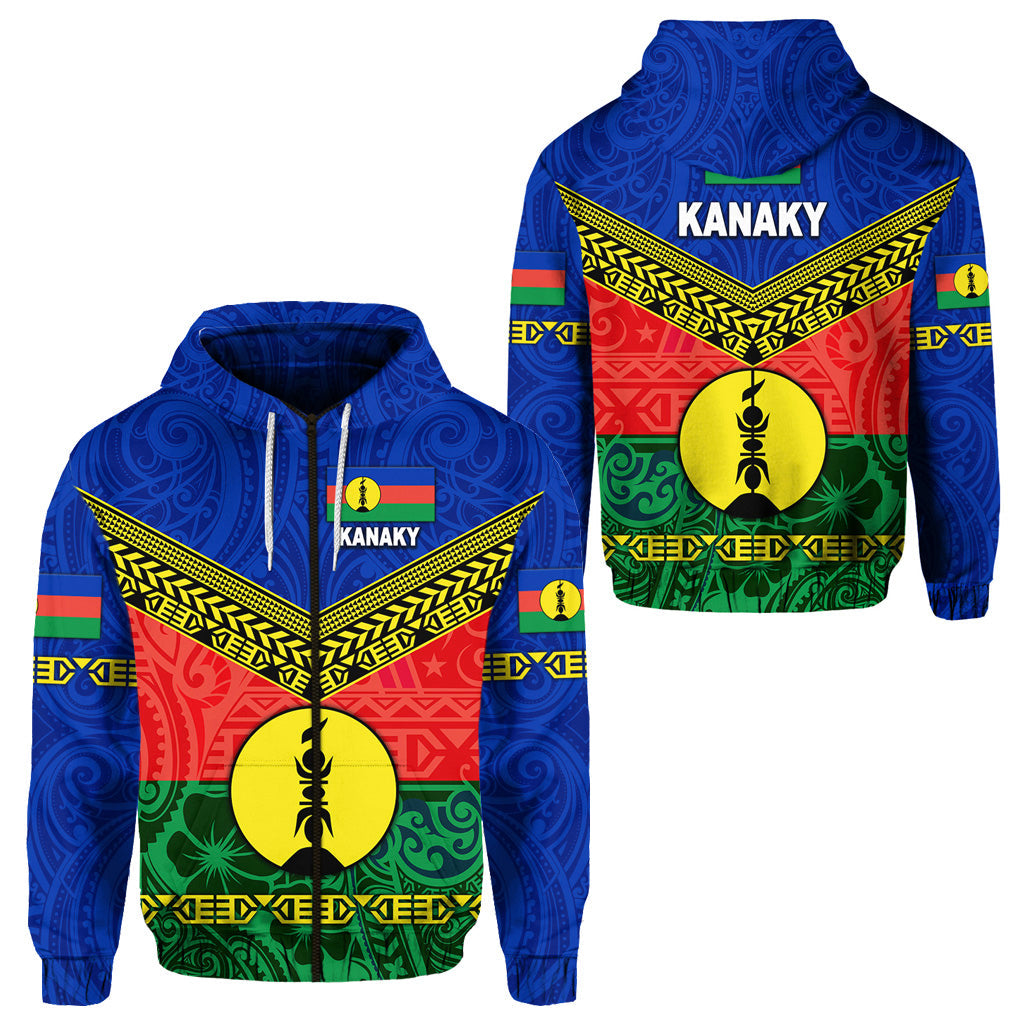 New Caledonia Kanaky Zip Hoodie Kanaky Vibes