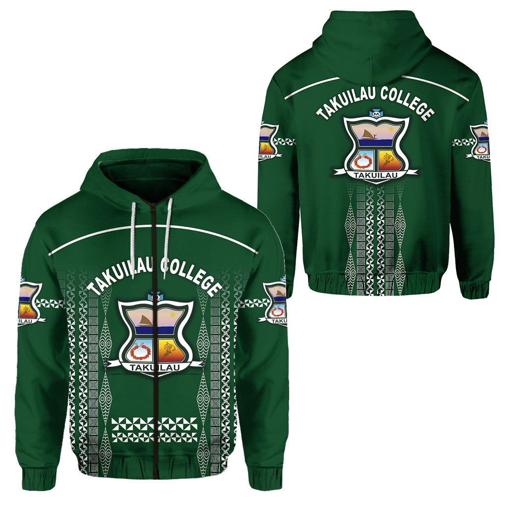 Tonga Takuilau College Zip Hoodie Unique Style