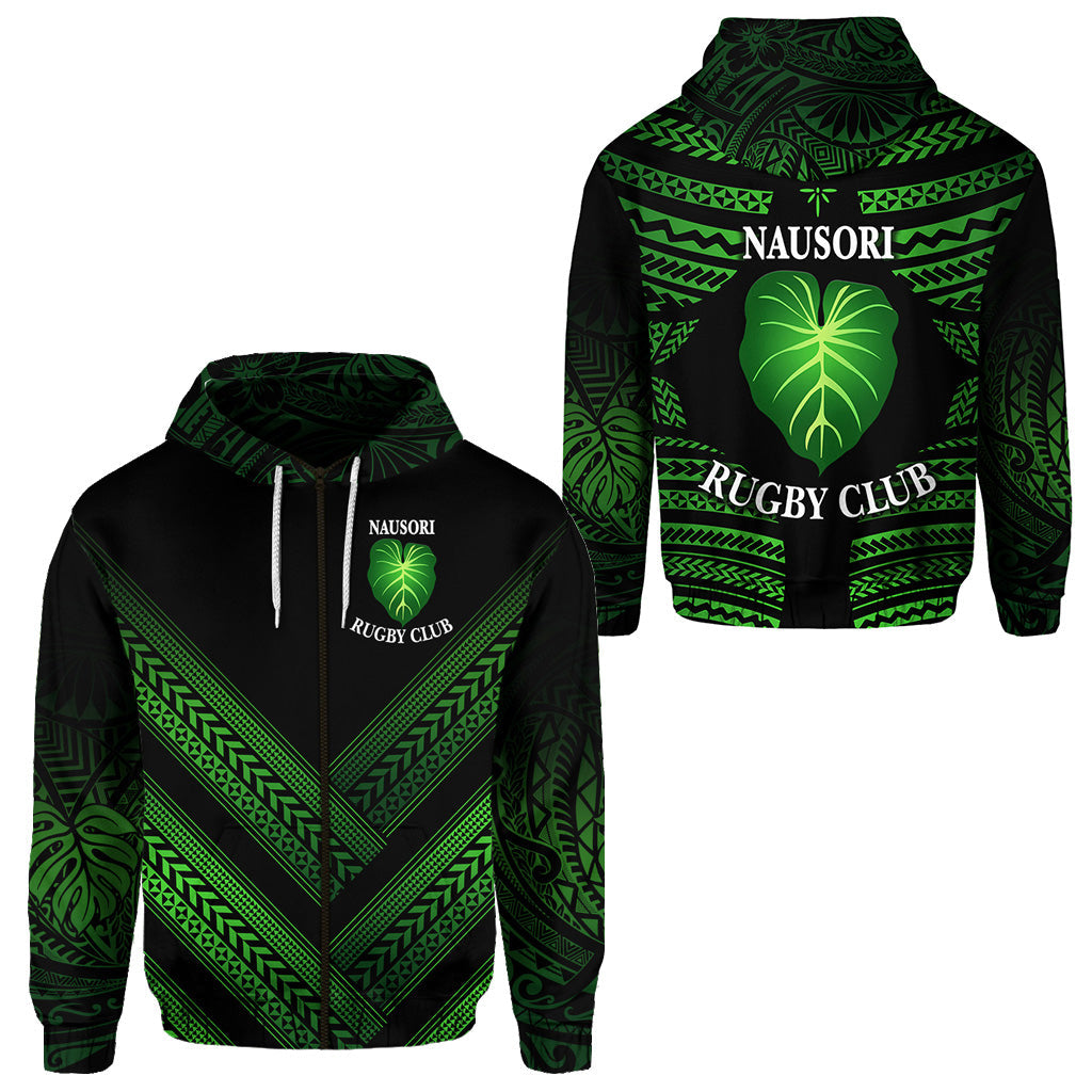Fiji Nausori Rugby Zip Hoodie Creative Style