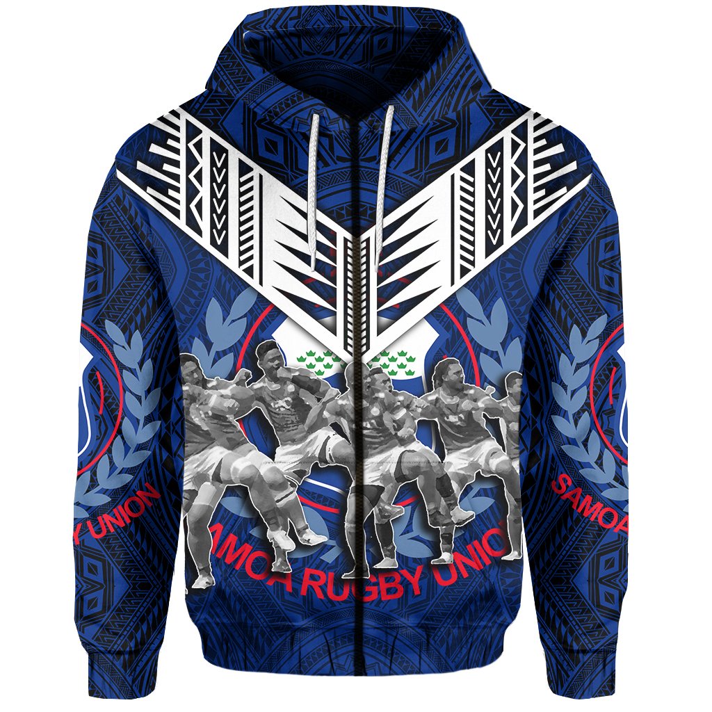 Samoa Zip Hoodie Siva Tau