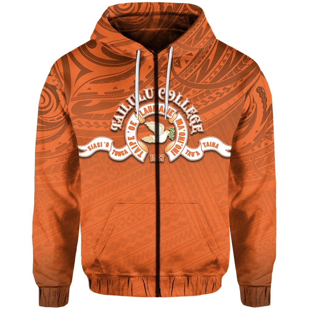 ( Personalised) Tailulu College Zip Hoodie Tonga Polynesian