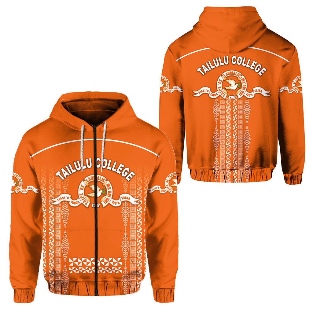 Tonga Tailulu College Zip Hoodie Unique Style