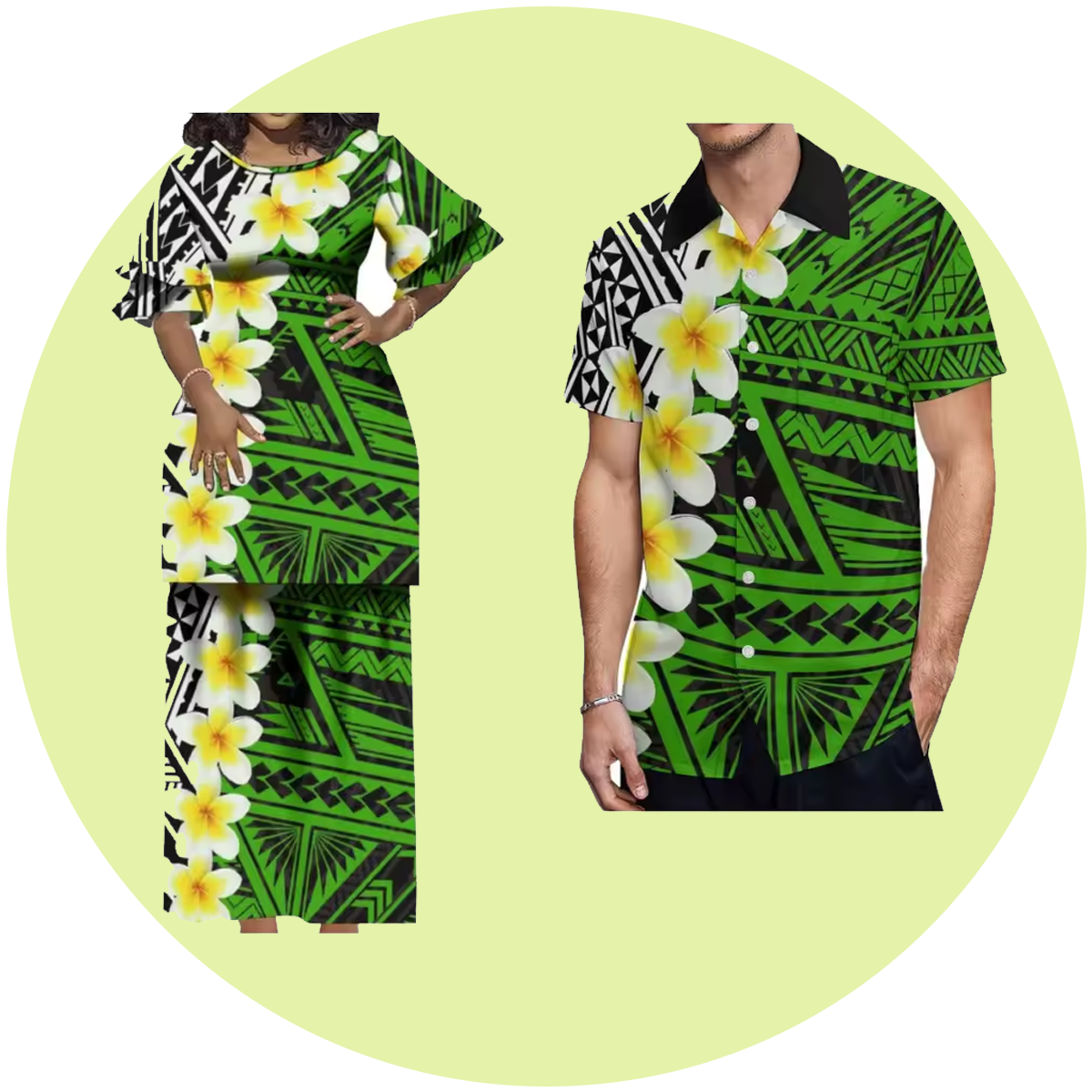 Combo Puletasi Dress and Hawaii Shirt