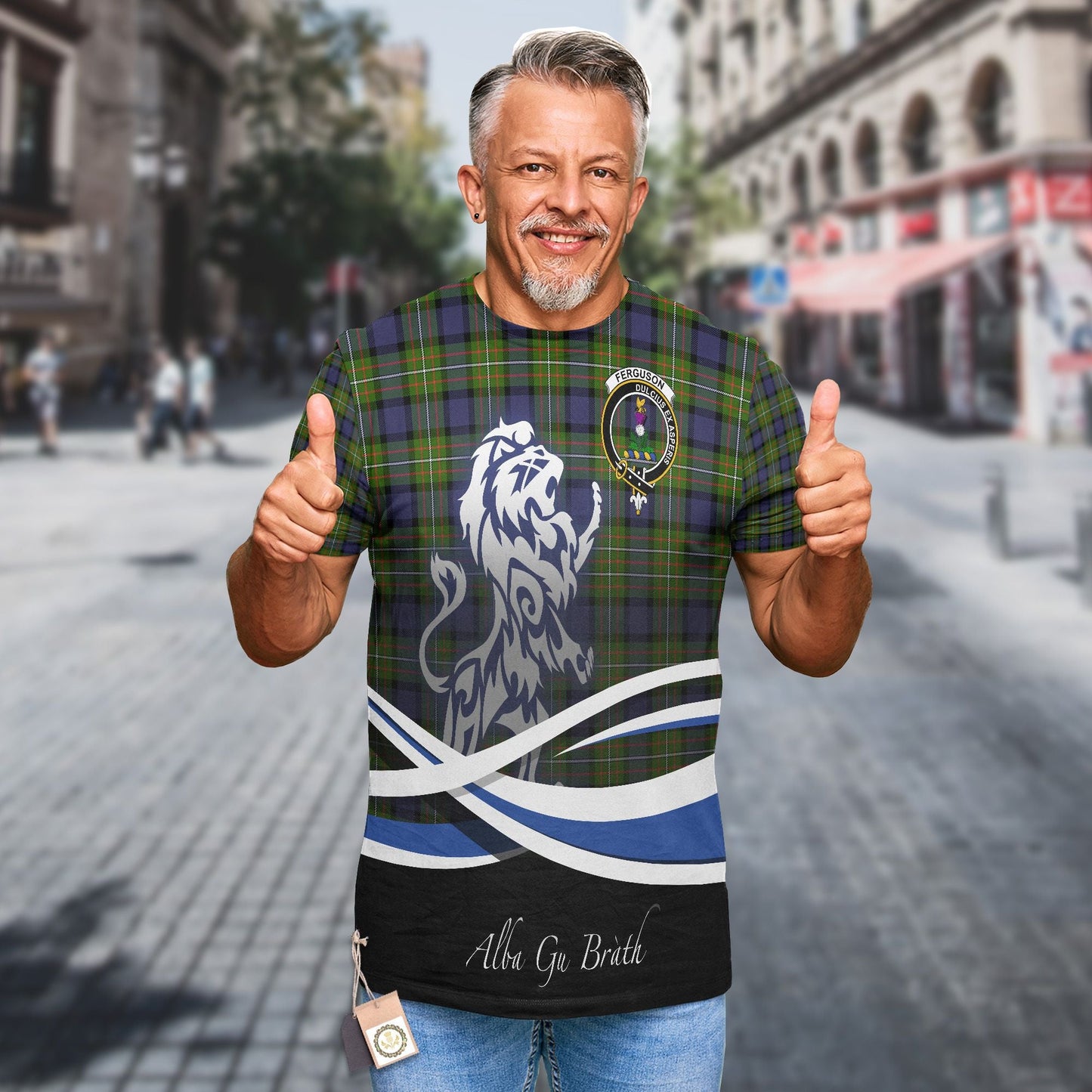 Printivon Ferguson Clan Crest Alba Gu Brath T Shirt Scotland Gift