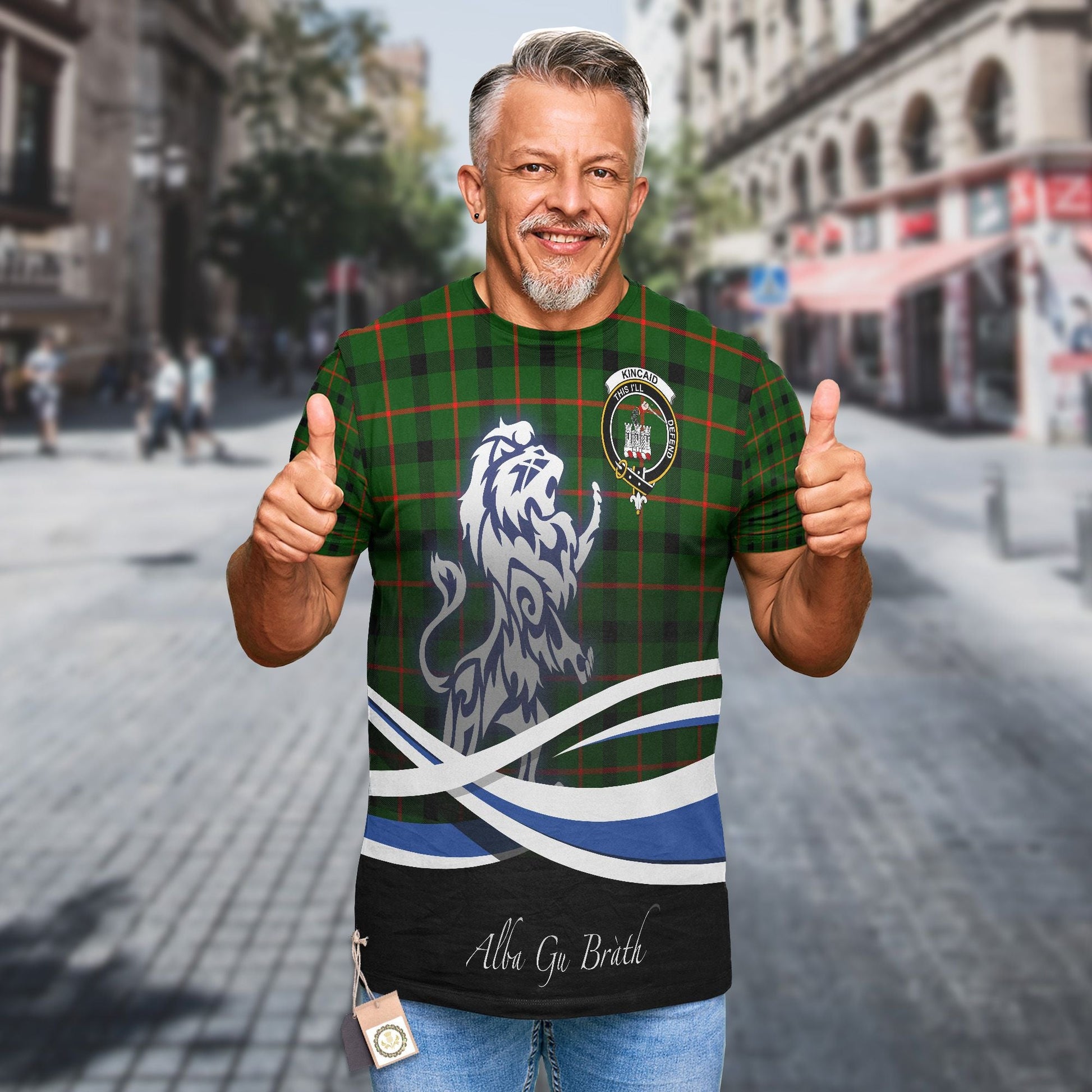 Printivon Kincaid Clan Crest Alba Gu Brath T Shirt Scotland Gift