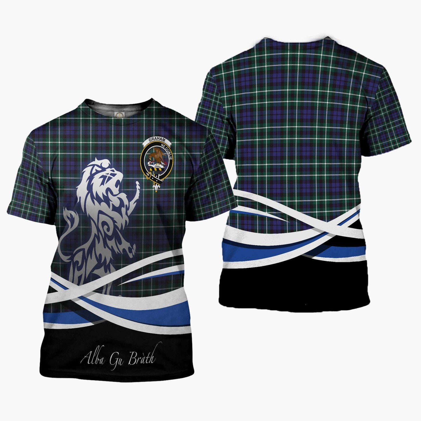Printivon Graham Clan Crest Alba Gu Brath T Shirt Scotland Gift