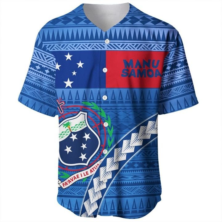 Manu Samoa Rugby Baseball Jersey