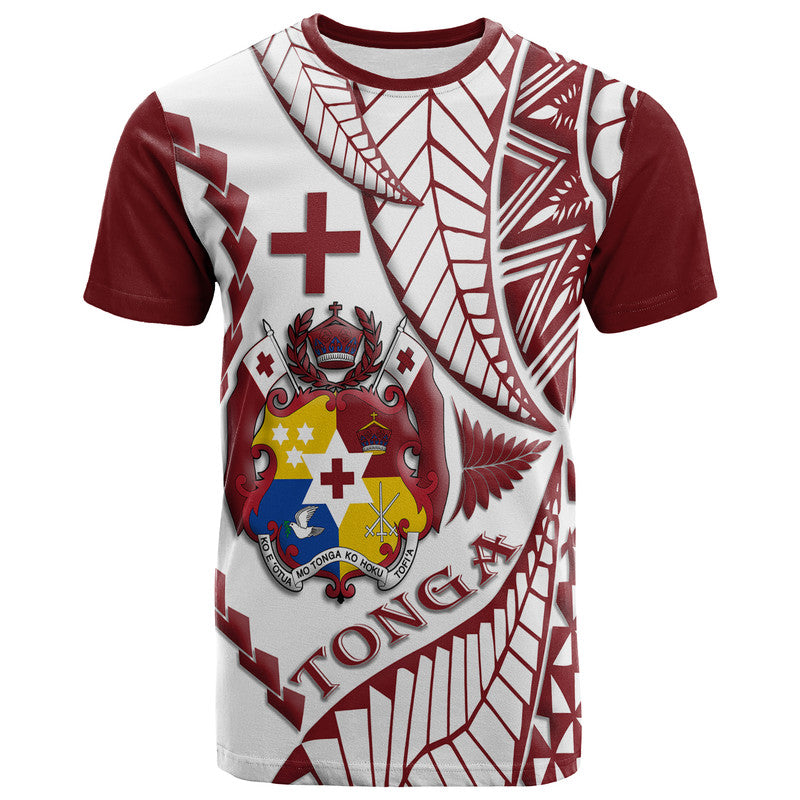 Tonga Emancipation Day T Shirt Kupesi Pattern No.1 White