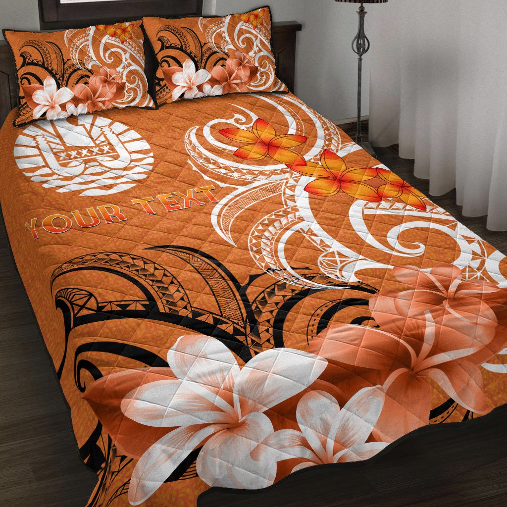 [Custom] Tahiti Personalised Quilt Bed Set Tahitians Spirit