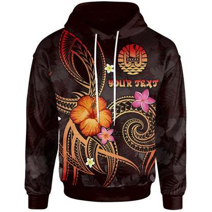 Polynesian Tahiti Hoodie Legend of Tahiti (Red)