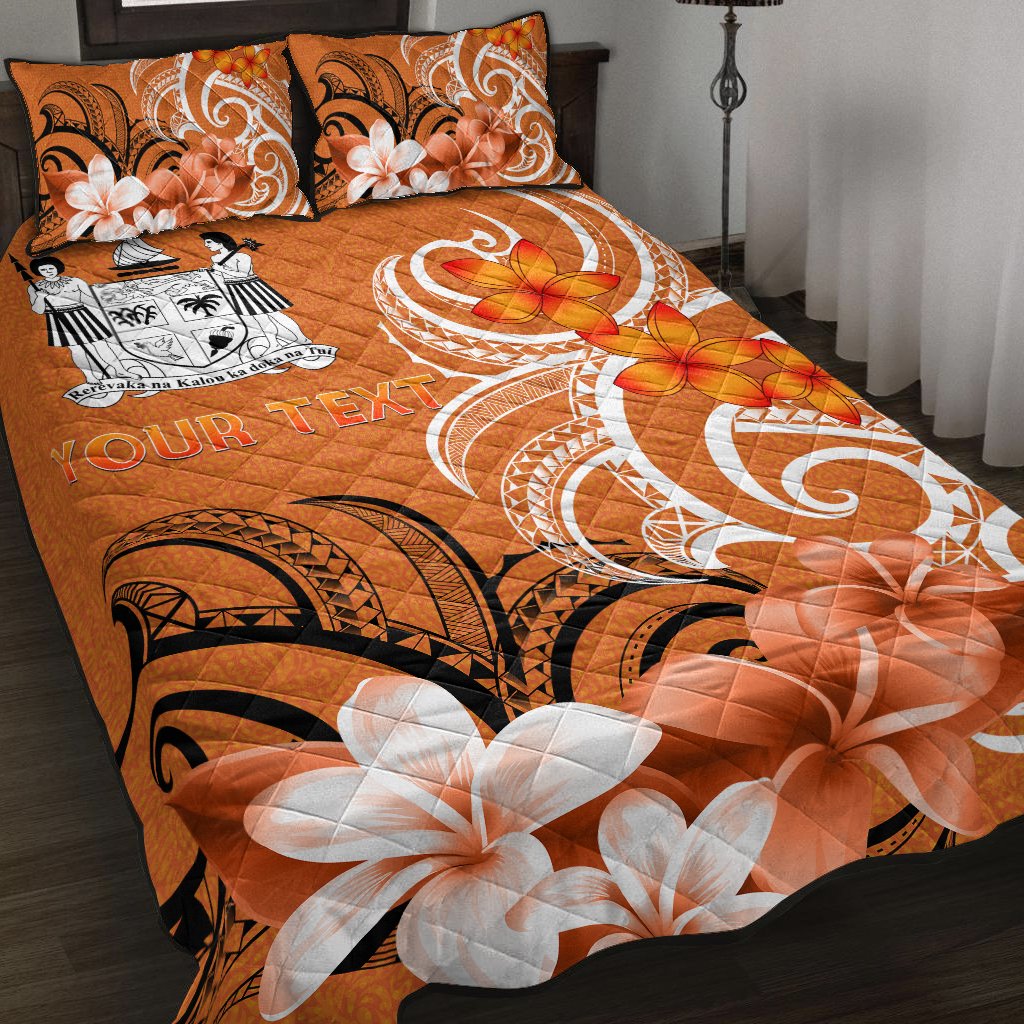 [Custom] Fiji Personalised Quilt Bed Set Fijian Spirit
