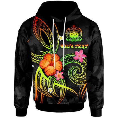 Polynesian Hawaii Personalised Hoodie Legend of Samoa Reggae
