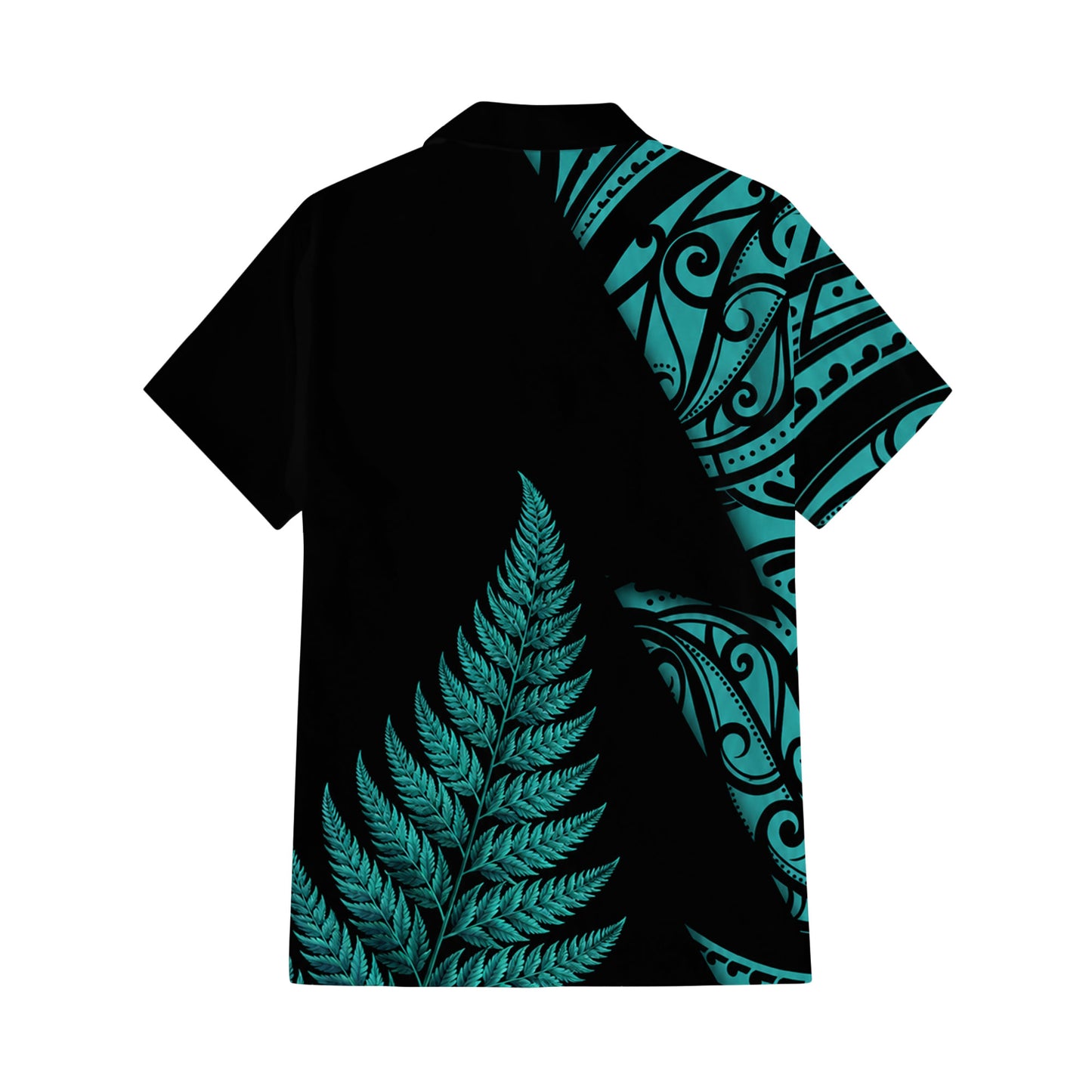 New Zealand Matching Outfit For Couple Silver Puletasi Dress And Hawaiian Shirt For Her Him