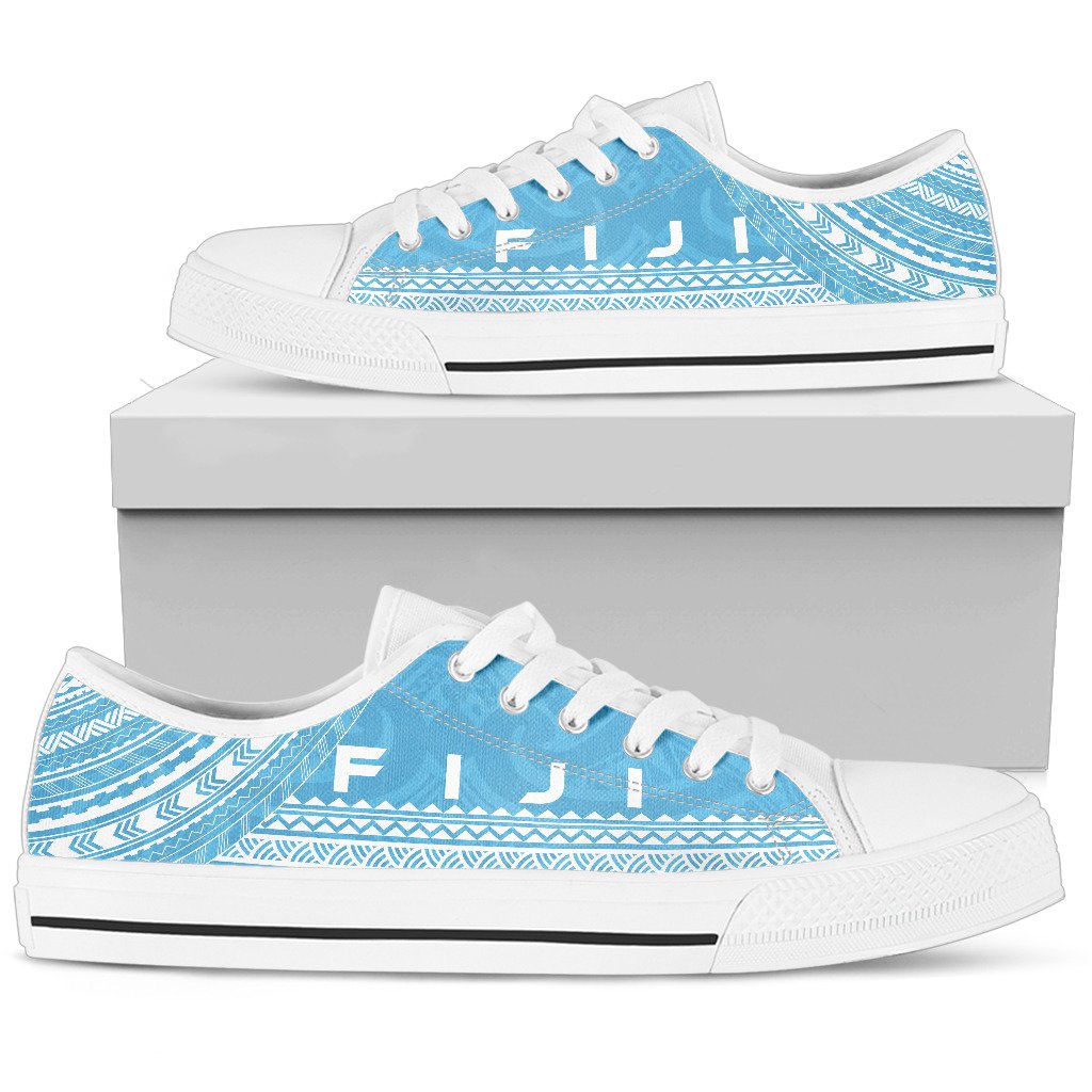 Fiji Low Top Shoes - Polynesian Flag Chief Version