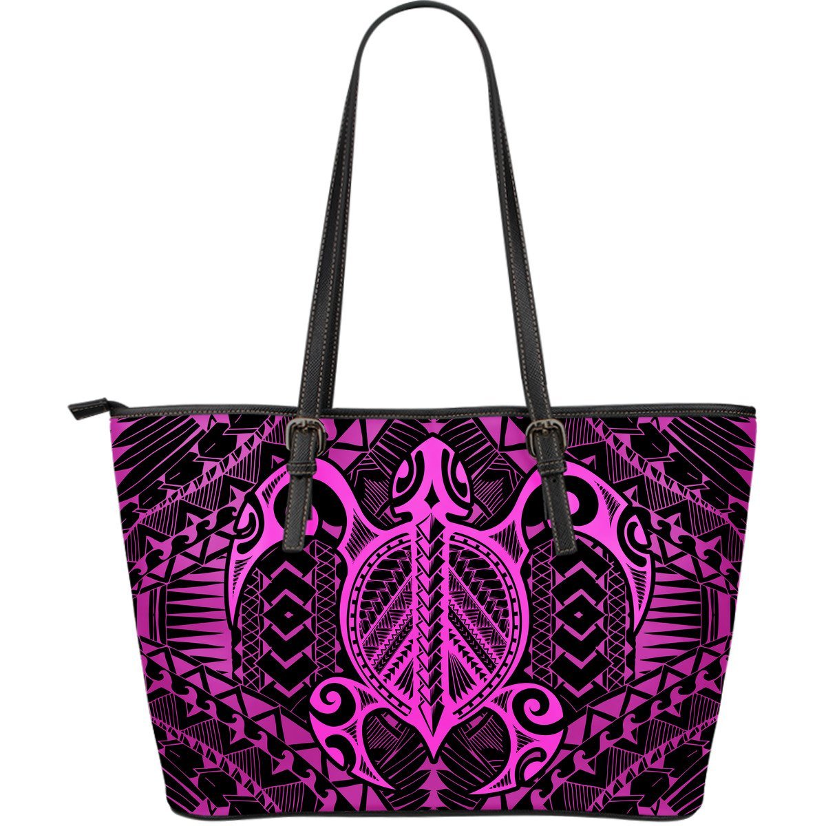 Cook Islands Polynesian T - Shirt - Tribal Wave Tattoo Pink