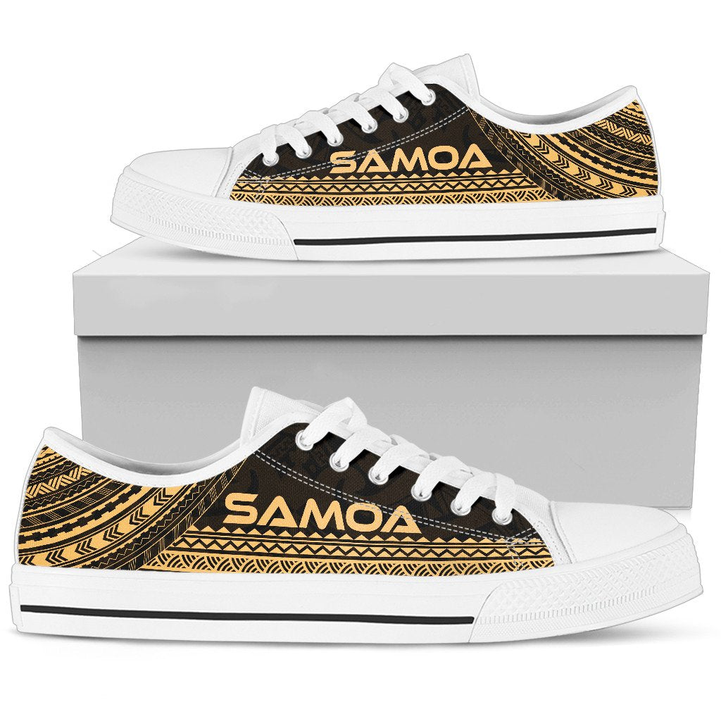 Samoa Low Top Shoes - Polynesian Gold Chief Version