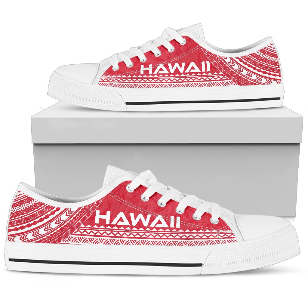 Hawaii Low Top Shoes - Polynesian Flag Chief Version