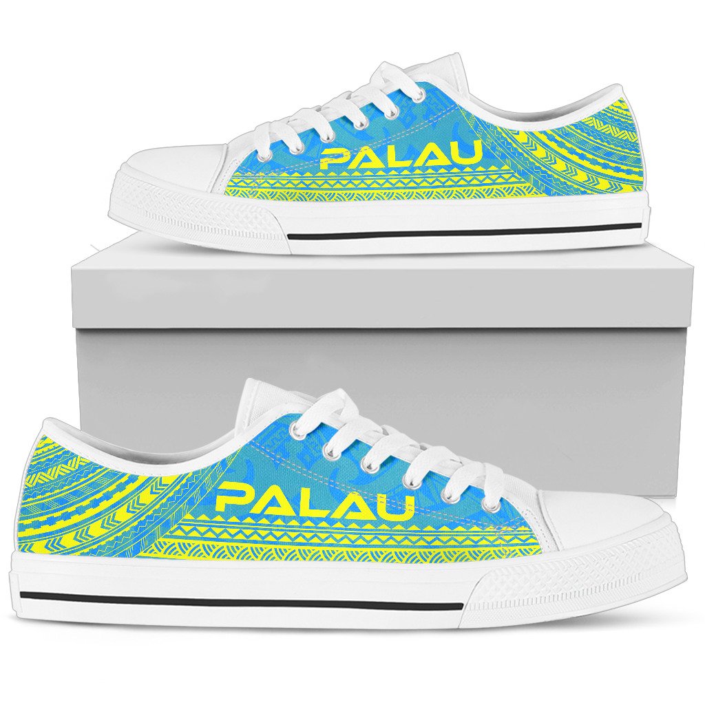 Palau Low Top Shoes - Polynesian Flag Chief Version
