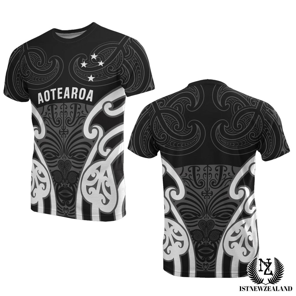 New Zealand Shirt, Aotearoa Maori Moko T Shirt