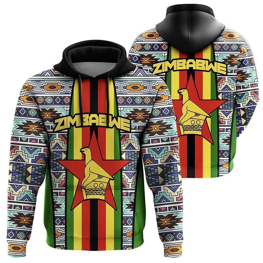 AfricanHoodie Zimbabwe Ndebele Pullover