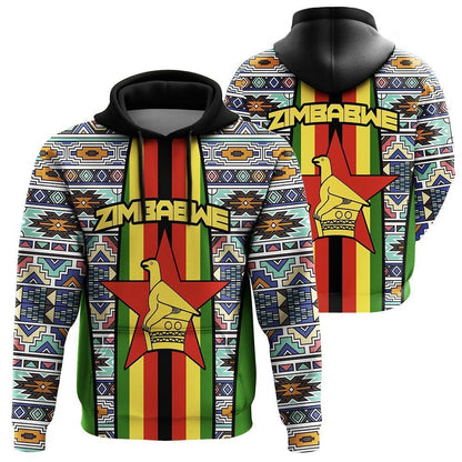 AfricanHoodie Zimbabwe Ndebele Pullover