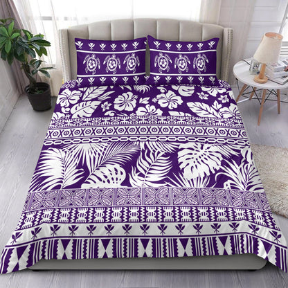 Hawaii Bedding Set Pattern Version Unique Purple