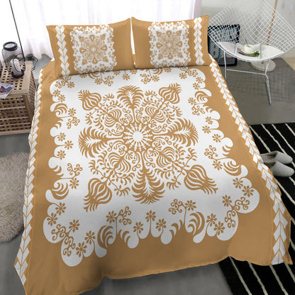 Hawaii Bedding Set Pattern Version Special Gold