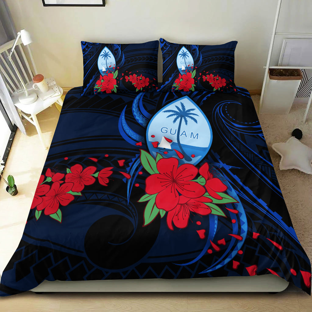 Guam Bedding Set Polynesian Flowers