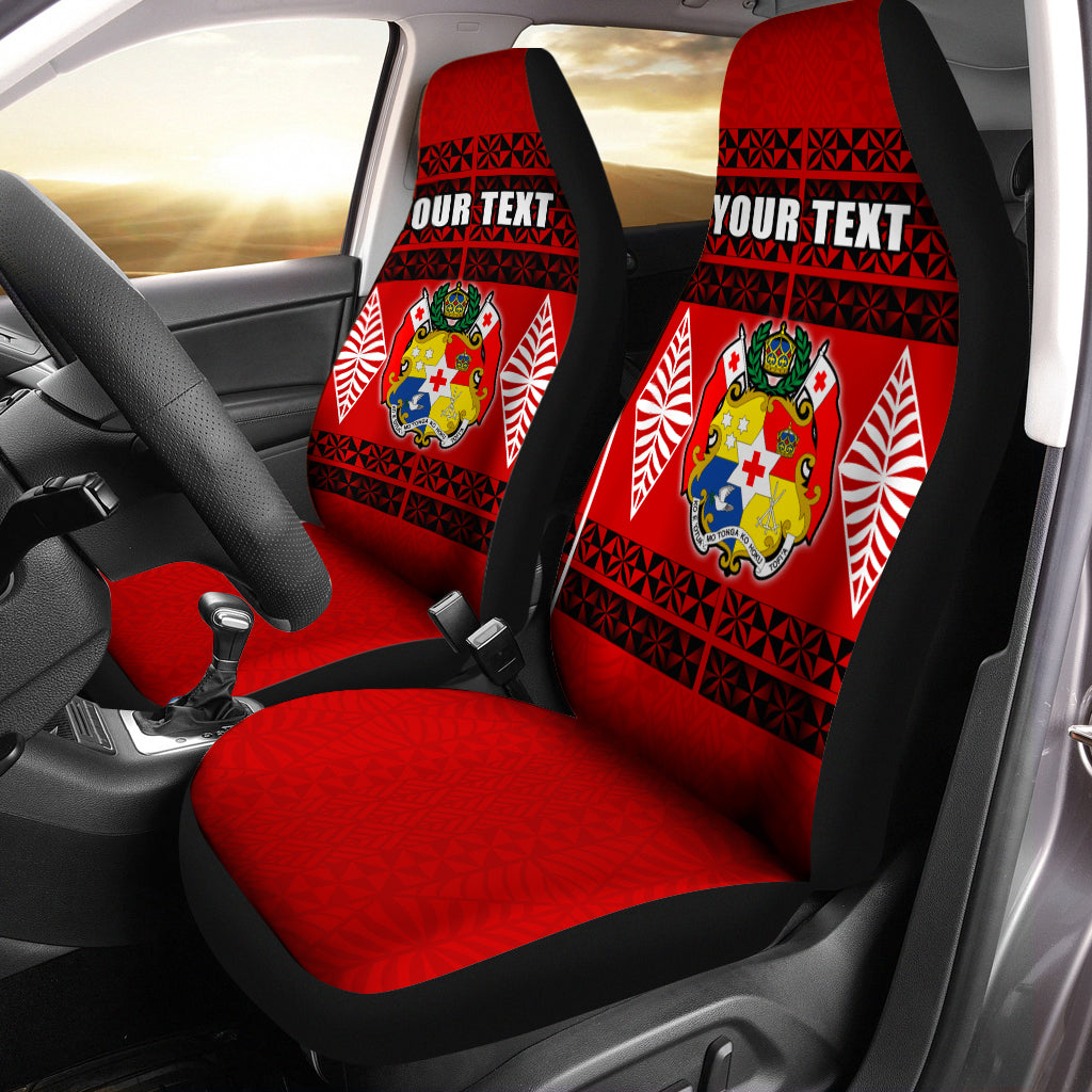 (Custom Personalised) Tonga Car Seat Covers Tongan Pattern