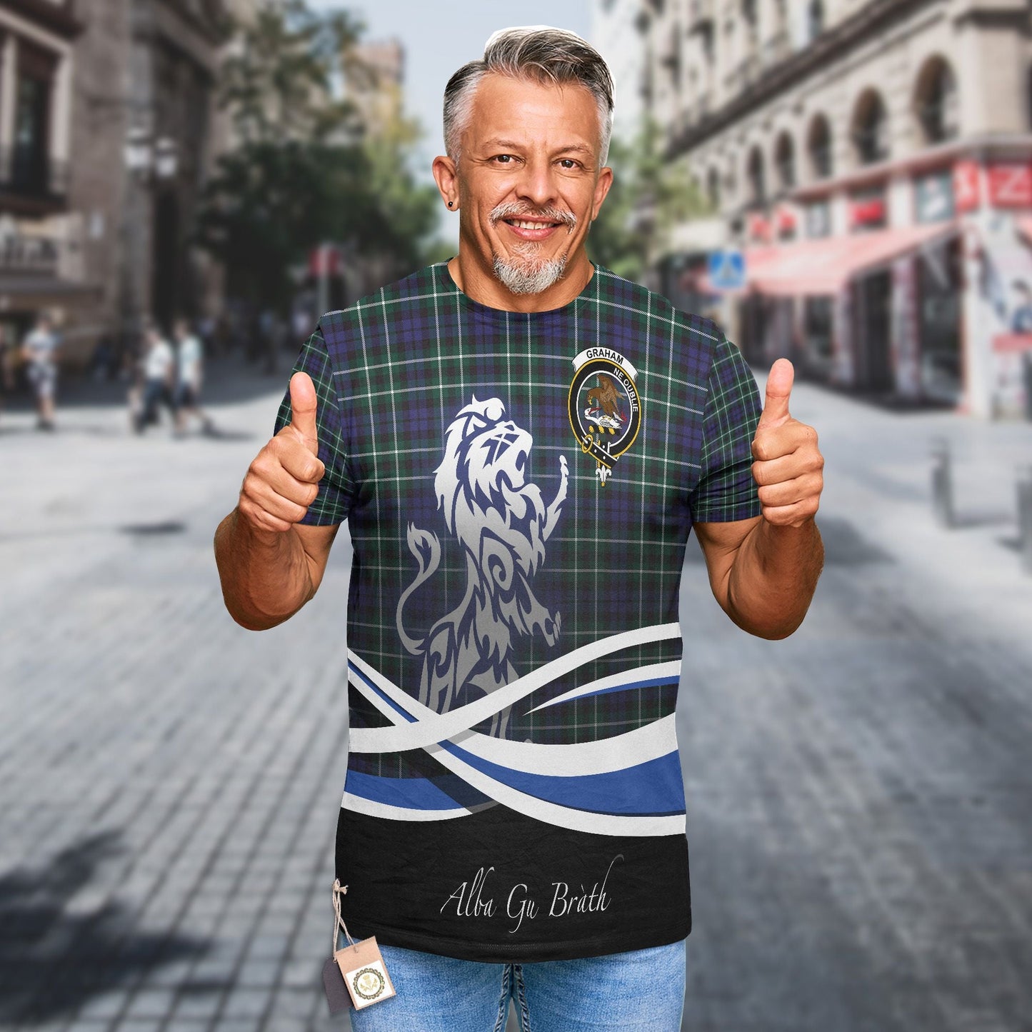 Printivon Graham Clan Crest Alba Gu Brath T Shirt Scotland Gift
