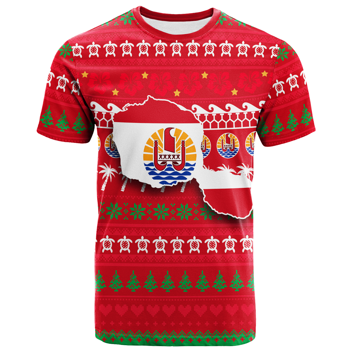 Tahiti Christmas T Shirt Ugly Christmas 2