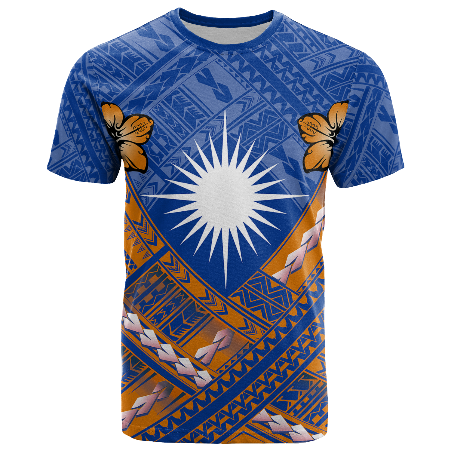 Marshall Islands Polynesian T Shirts Marshall Islands Flag Camisole Hibiscus Style