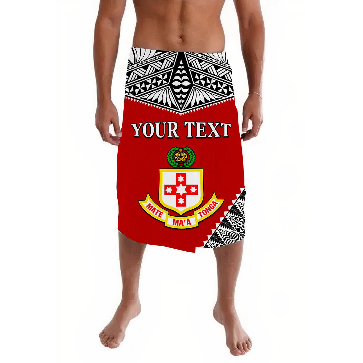 (Custom Personalised) Kolisi Tonga Lavalava College Atele Mate Maa Tonga