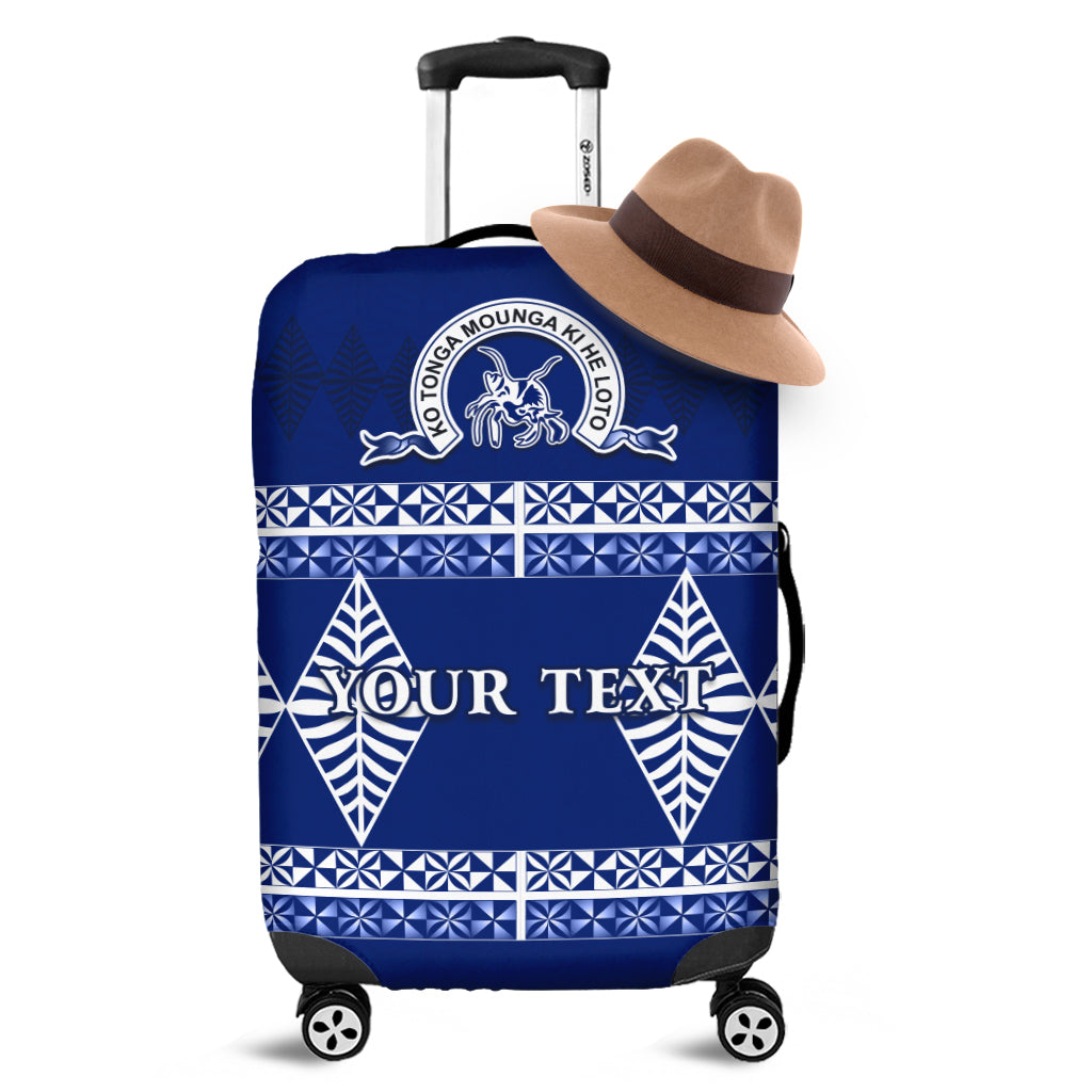 (Custom Personalised) Queen Salote College Luggage Covers Tonga Pattern