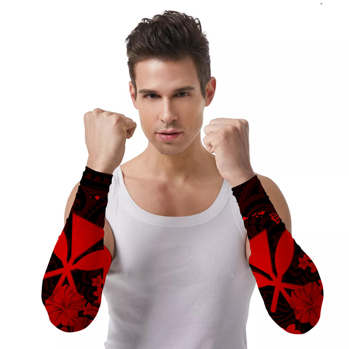 Arm Sleeves (Set of Two) Polynesia Kanaka Maoli Ver.02