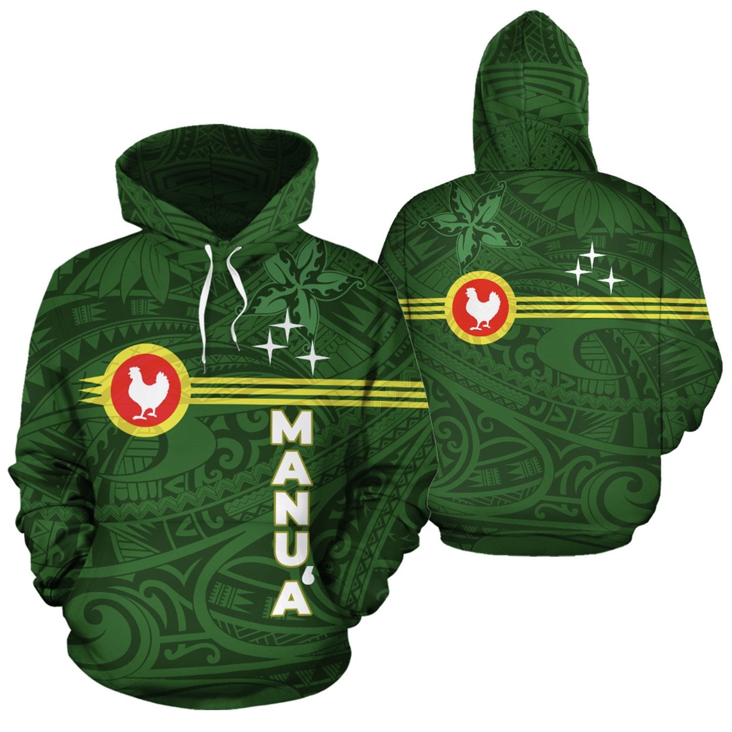 American Samoa Polynesian Hoodie Manu a Islands Group