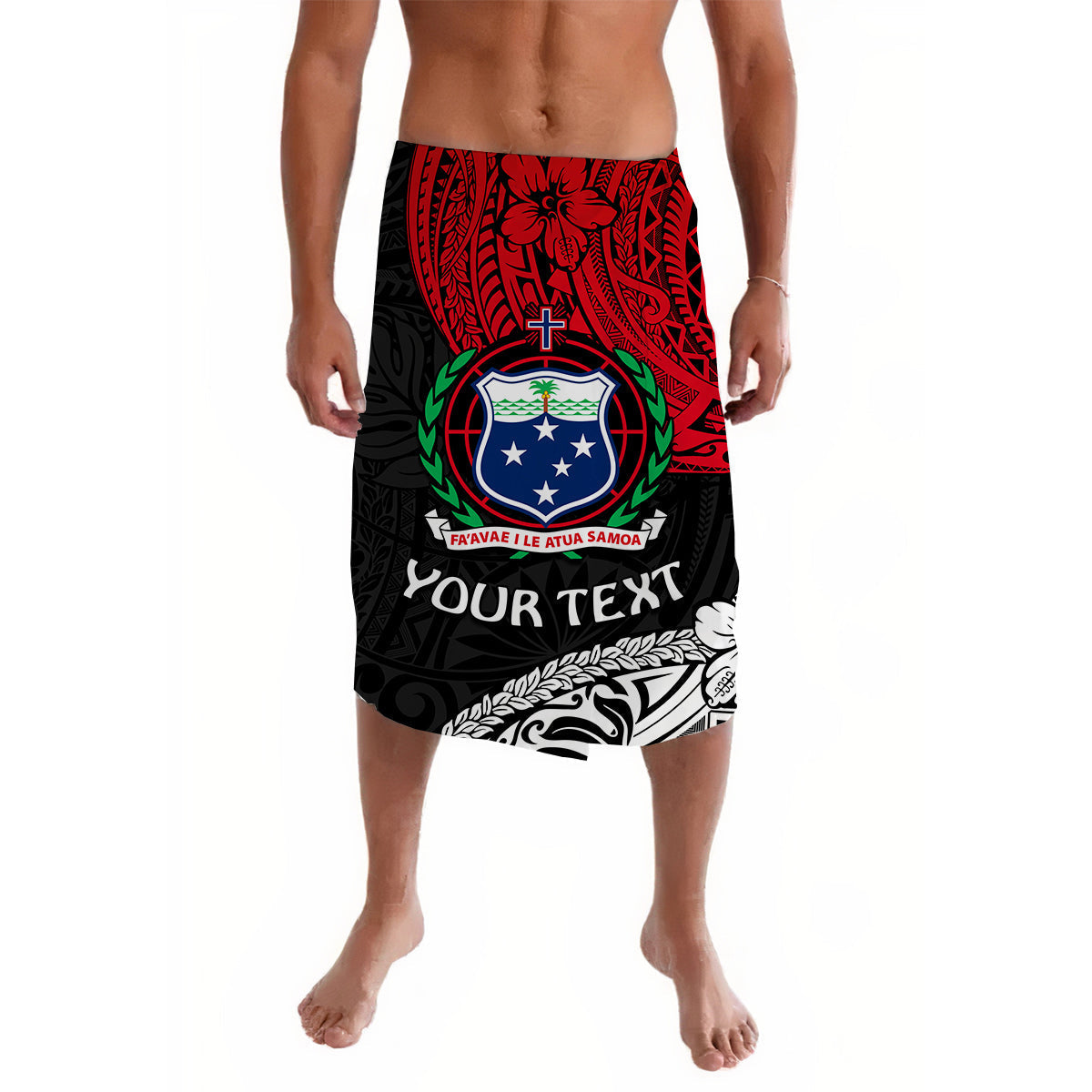 (Custom Personalised) Samoa Lavalava Beloved Samoan Mix Polynesian Pattern